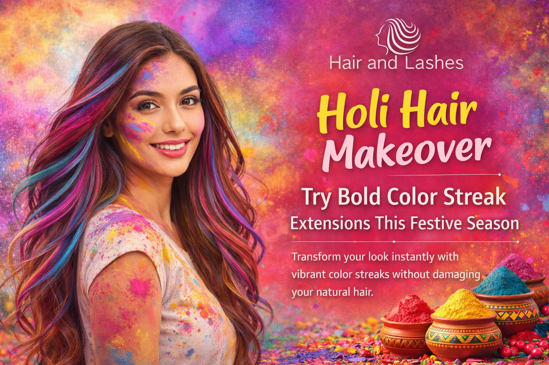 Holi Hair Makeover: Try Bold Color Streak Extensions This Festive Season